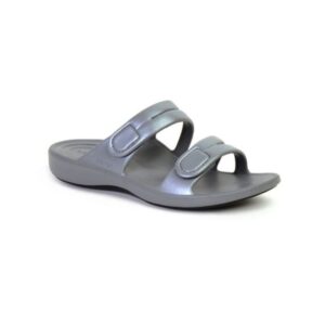 Aetrex Janey Sport Slide Grey