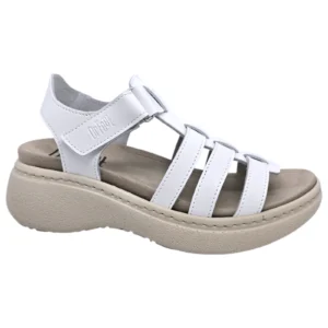Dr. Feet Fehér női bőr szandál