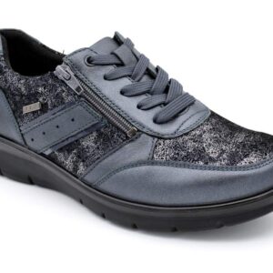G-Comfort P-8262L – kék metál női cipő, "K" extra széles kialakítással