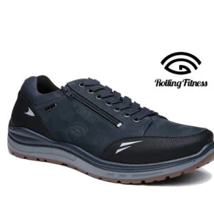 G-Comfort R-1281LK – kék férfi sneaker, oldalt cipzáras