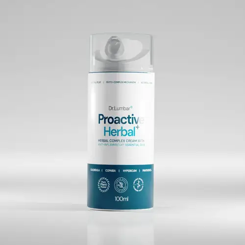 Dr. Lumbar Proactive Herbal+ gyógynövényes krém, 100 ml