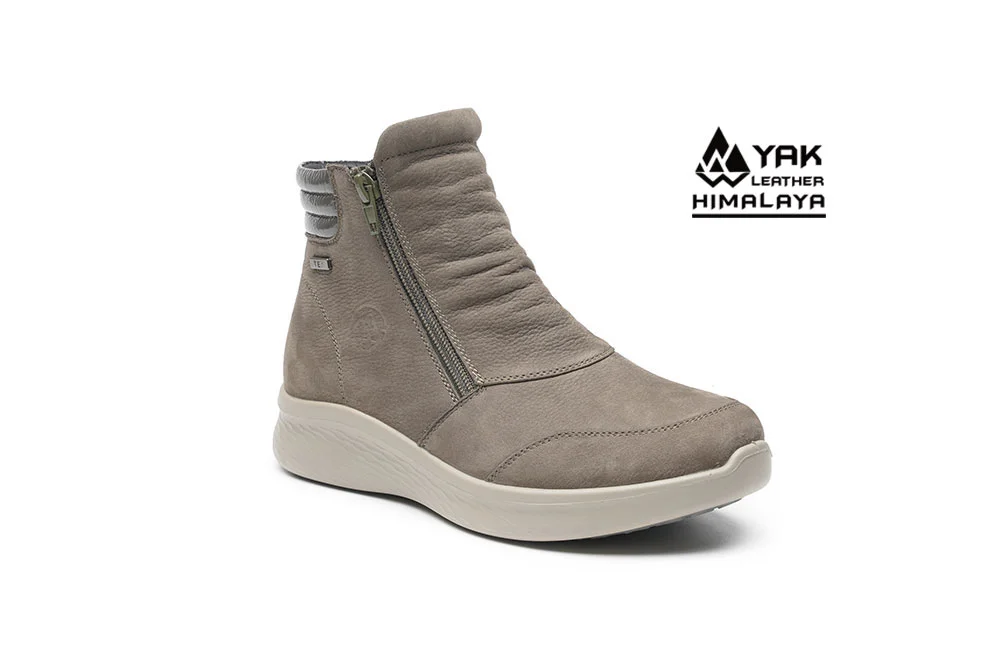 G-Comfort P-825G yak nubuk bőr bokacsizma, szürke