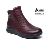 G-Comfort P-825R bordó női bokacsizma ferdén elölről